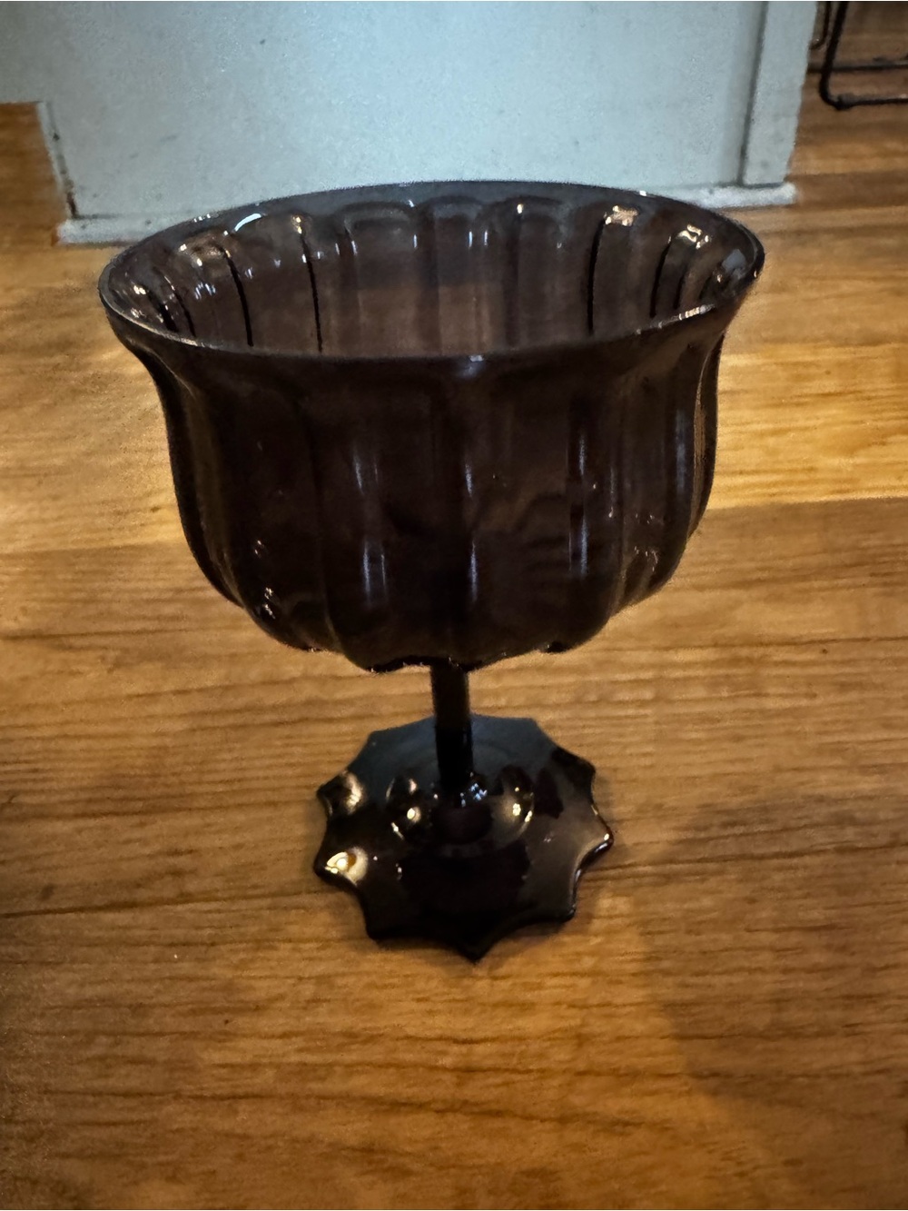Lot of 3 Threshold Coupe Glass Black – 10.15 oz 5.12"H x 3.78"W Halloween - Picture 3 of 5